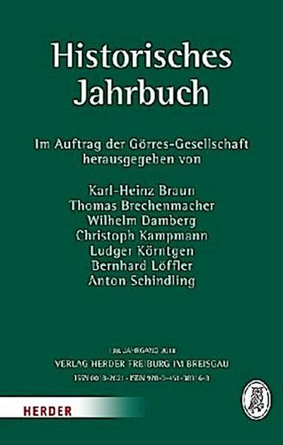 Historisches Jahrbuch. Jg.138