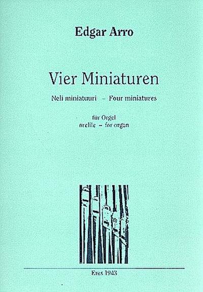 4 Miniaturen für Orgel