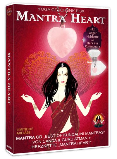Mantra Heart Yoga Geschenk Box: CD+Herzkette