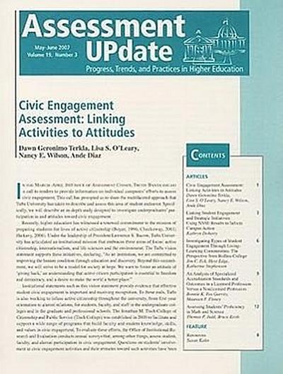 Assessment Update Volume 19, Number 3