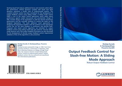 Output Feedback Control for Slosh-free Motion: A Sliding Mode Approach