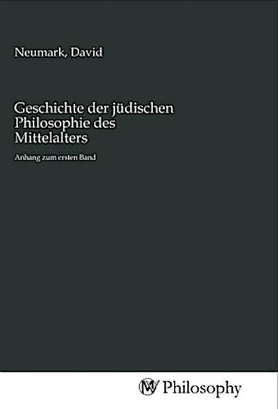 Geschichte der jüdischen Philosophie des Mittelalters