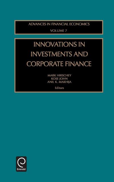 Innovations in Investments and Corporate Finance