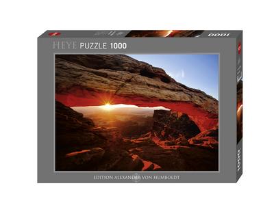 Heye 29594 - Standardpuzzle - Alexander von Humboldt, Tomas Kaspar, Mesa Arch, 1000 Teile