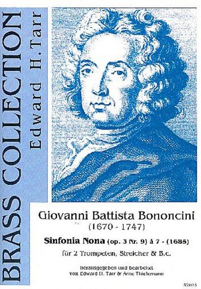 Sinfonia Nona op.3 Nr.9 à 7für 2 Trompeten, Streicher und Bc