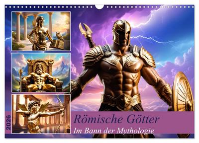 Römische Götter (Wandkalender 2026 DIN A3 quer), CALVENDO Monatskalender