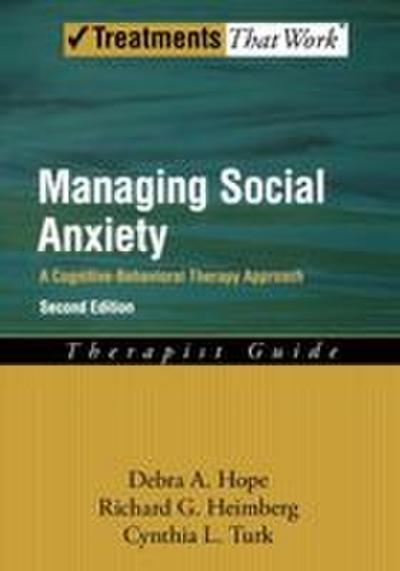 Managing Social Anxiety Therapist Guide