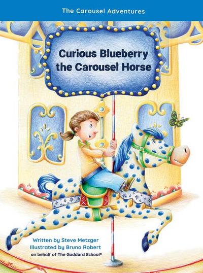 Blueberry the Carousel Horse