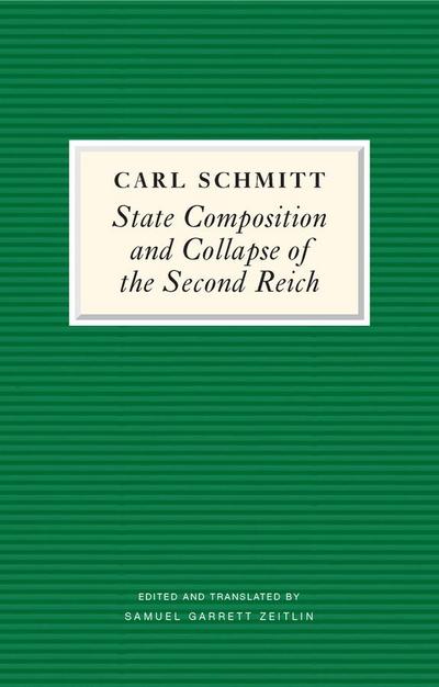 State Composition and Collapse of the Second Reich