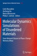 Molecular Dynamics Simulations of Disordered Materials
