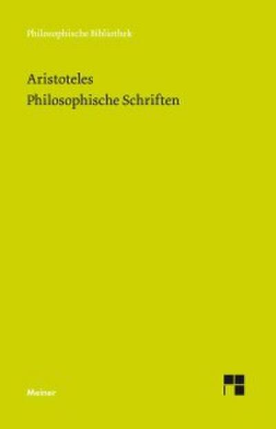 Philosophische Schriften