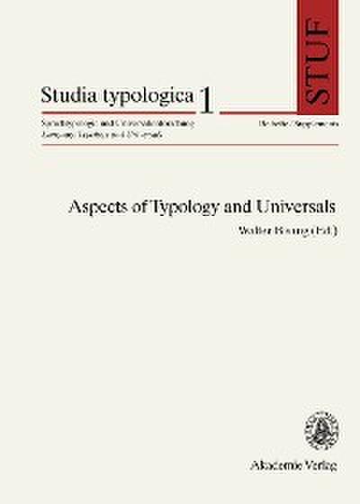 Aspects of Typology and Universals