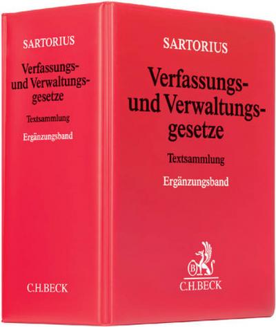 Verfassungs- und Verwaltungsgesetze 1 der Bundesrepublik Deutschland Ergänzungsband (mit Fortsetzungsnotierung). Inkl. 67. Ergänzungslieferung