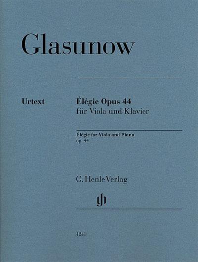 Élégie op 44 für Viola und Klavier
