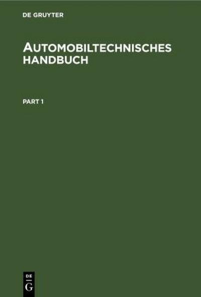 Automobiltechnisches Handbuch