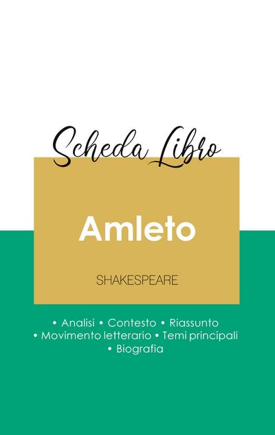 Scheda libro Amleto di Shakespeare (analisi letteraria di riferimento e riassunto completo)