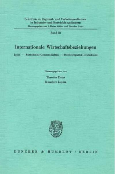 Internationale Wirtschaftsbeziehungen.