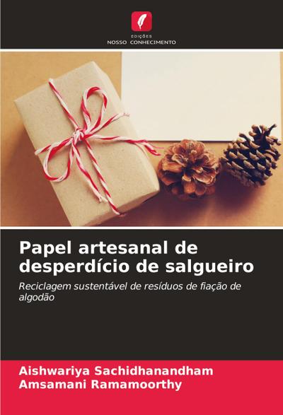 Papel artesanal de desperdício de salgueiro
