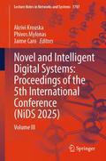 Novel and Intelligent Digital Systems: Proceedings
