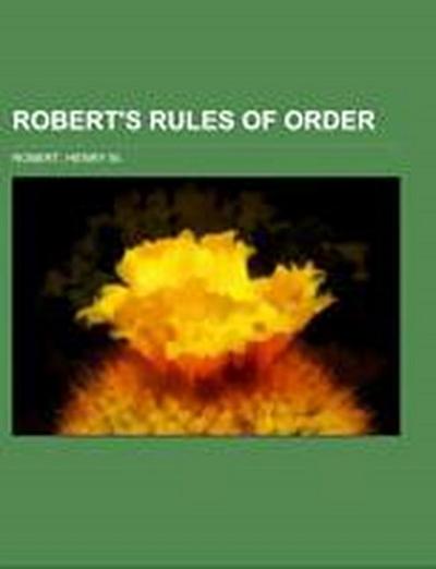 Robert’s Rules of Order