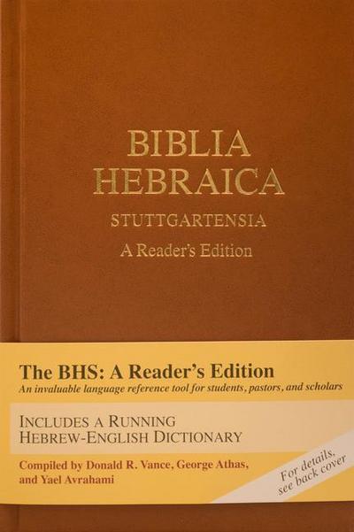 Biblia Hebraica Stuttgartensia (Bhs), a Reader’s Edition, Hardcover (Hardcover)