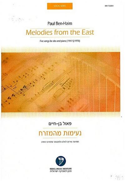 Melodies from the Eastfor alto and piano
