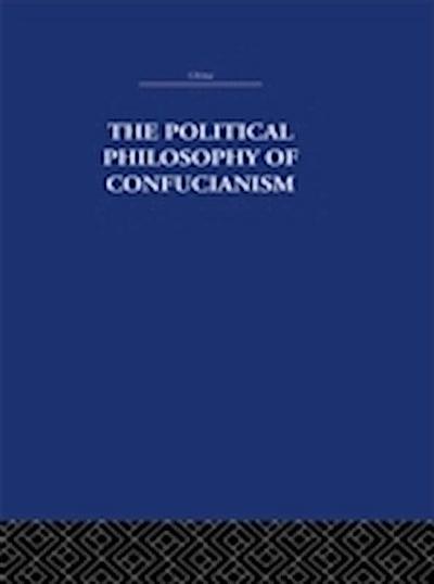 Political Philosophy of Confucianism