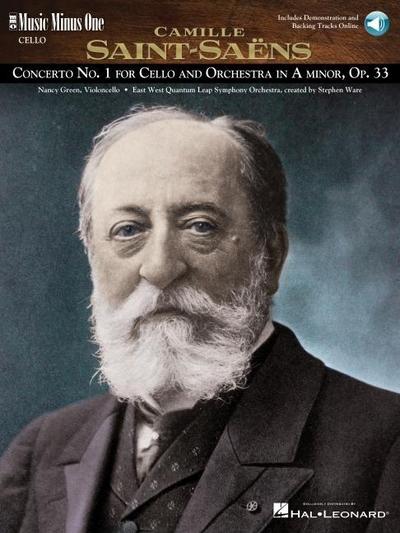 Saint-Saens - Concerto No. 1 for Violoncello and Orchestra in a Minor, Op. 33 Music Minus One Cello - Book/Online Audio