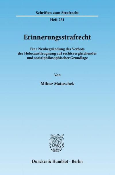 Erinnerungsstrafrecht