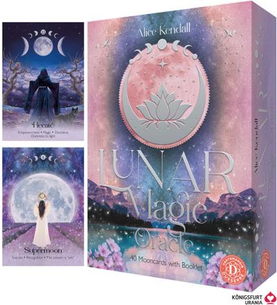 Lunar Magic Oracle - 40 Mooncards with Booklet (English), m. 1 Beilage