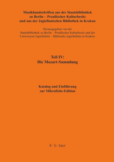 Katalog und Einführung zur Mikrofiche-Edition