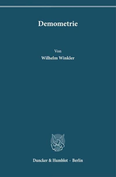 Demometrie.