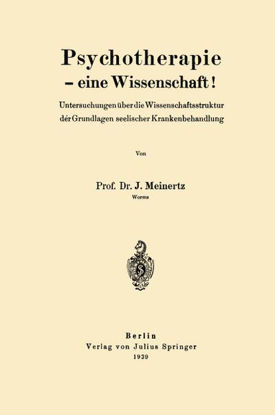 Psychotherapie - eine Wissenschaft!