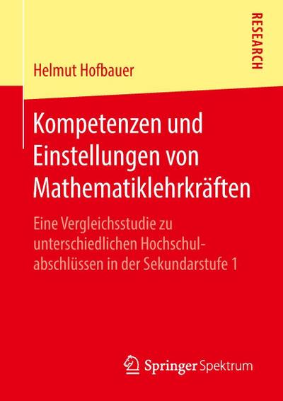 Kompetenzen und Einstellungen von Mathematiklehrkräften