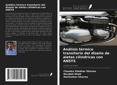 Análisis térmico transitorio del diseño de aletas cilíndricas con ANSYS