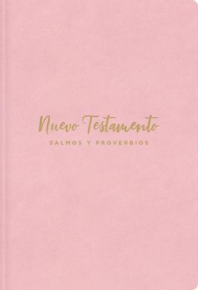 Nvi, Nuevo Testamento de Bolsillo, Con Salmos Y Proverbios, Revisión 2022, Leathersoft, Rosado, Niñas