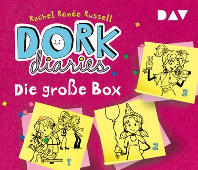 DORK Diaries - Die große Box (Teil 1-3), 6 Audio-CD