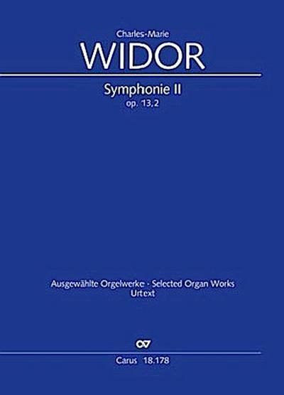 Symphonie No. II pour Orgue, Partitur