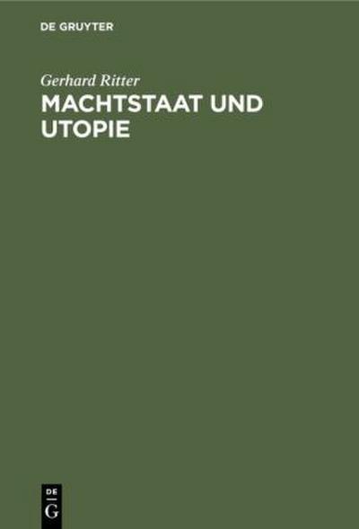Machtstaat und Utopie