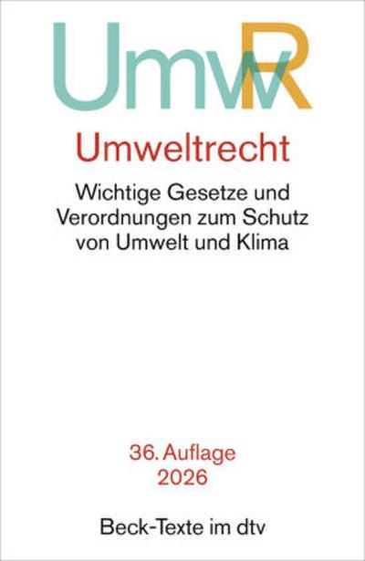 Umweltrecht. UmwR