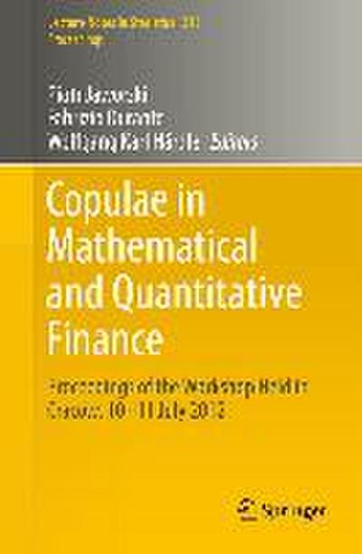 Copulae in Mathematical and Quantitative Finance