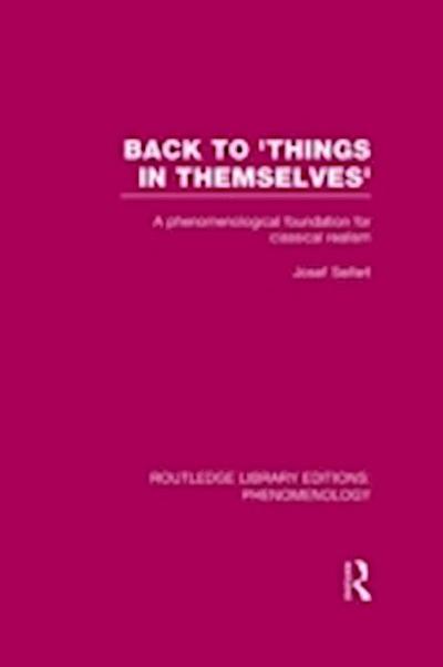 Back to ’Things in Themselves’