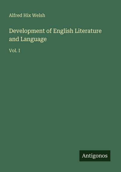 Development of English Literature and Language