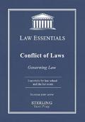 Conflict of Laws, Governing Law