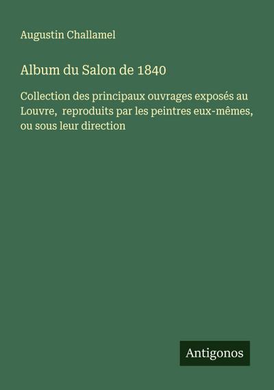 Album du Salon de 1840