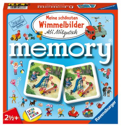 Ravensburger 81297 - Meine schönsten Wimmelbilder memory® der Spieleklassiker für alle Wimmelbilder Fans, Merkspiel für 2-4 Spieler ab 2 Jahren