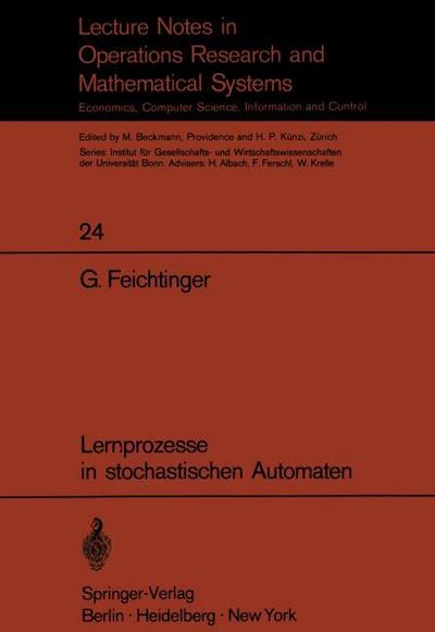 Lernprozesse in stochastischen Automaten