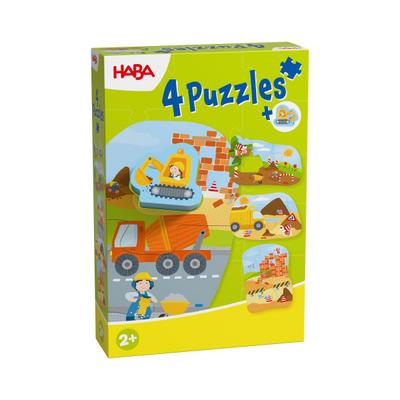 4 erste Puzzles - Baustelle