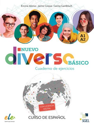 Nuevo Diverso Básico: Curso de español / Cuaderno de ejercicios / Arbeitsbuch + Code