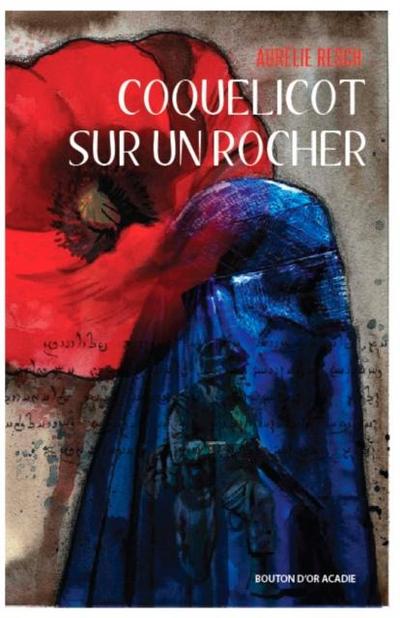 Coquelicot sur un rocher